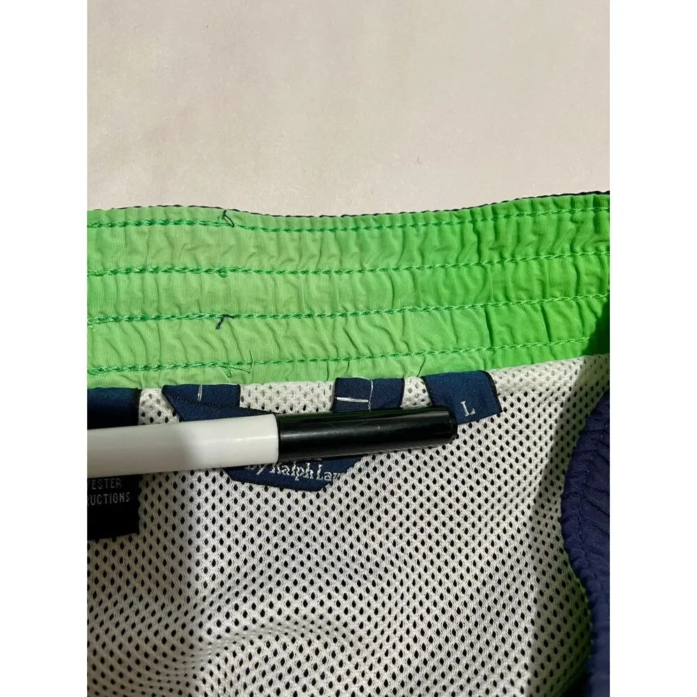 Polo by Ralph Lauren short summer swimwear beach trunk blue men L